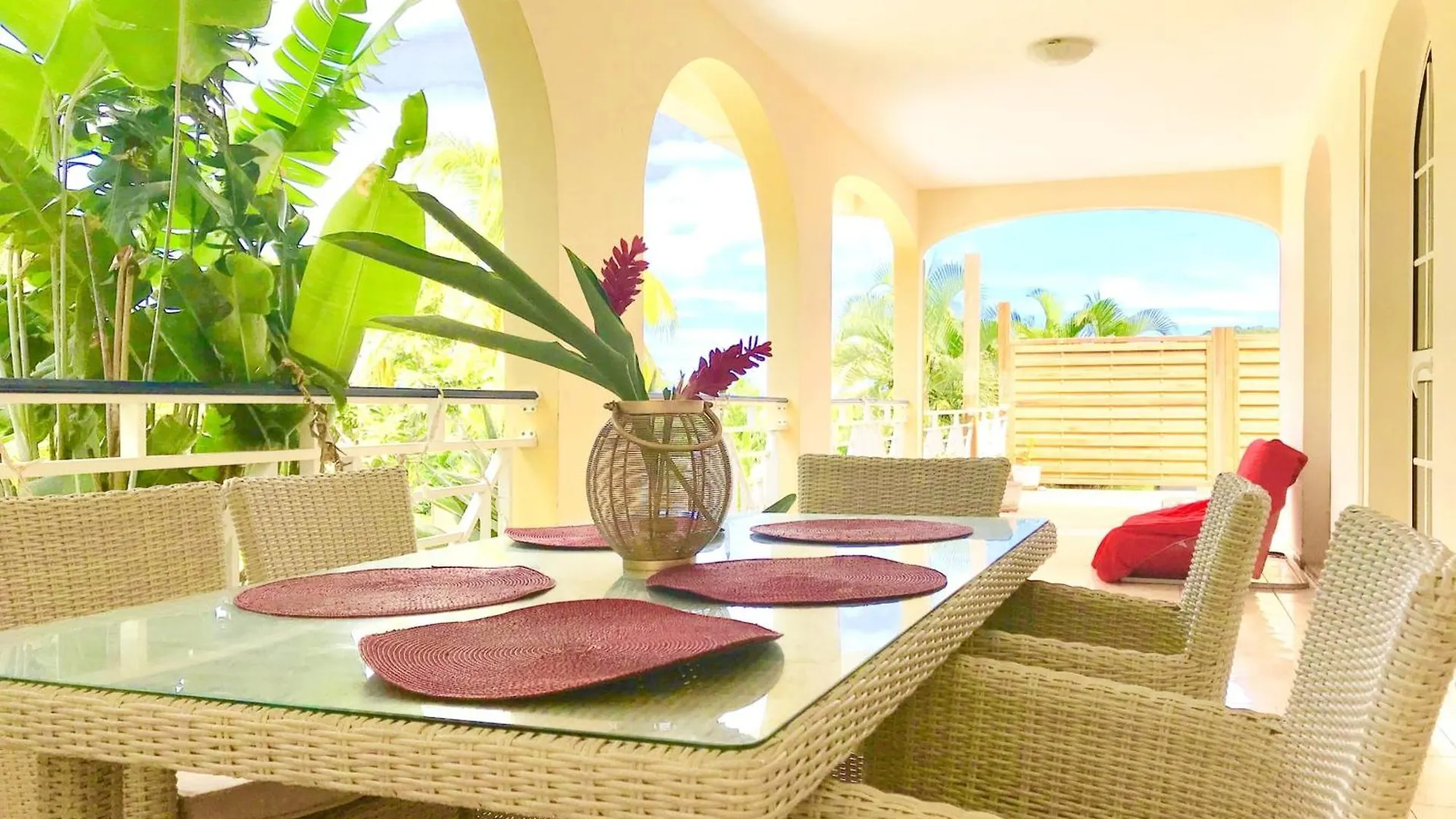 Villa De 5 Chambres A Deshaies A 250 M De La Plage Avec Vue Sur La Mer Piscine Privee Et Jacuzzi